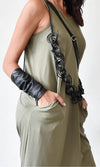 Trendy Multi Way Lederhalskette A16844