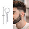 Irregular Triangle Long Chain Hoop
